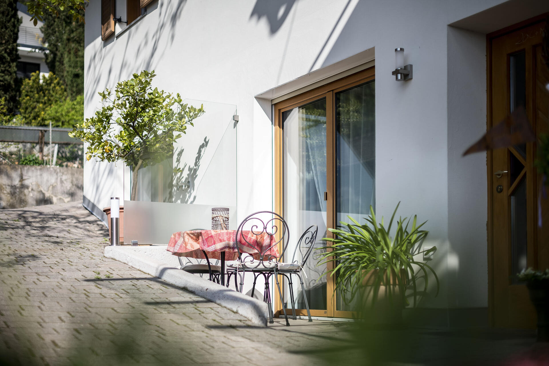 View of the small terrace